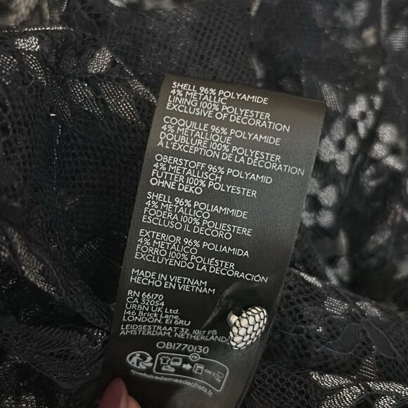 NWT Anthropologie Maeve Lace Sheer Long Sleeve Button Down Blouse/Shirt size S - Picture 14 of 14